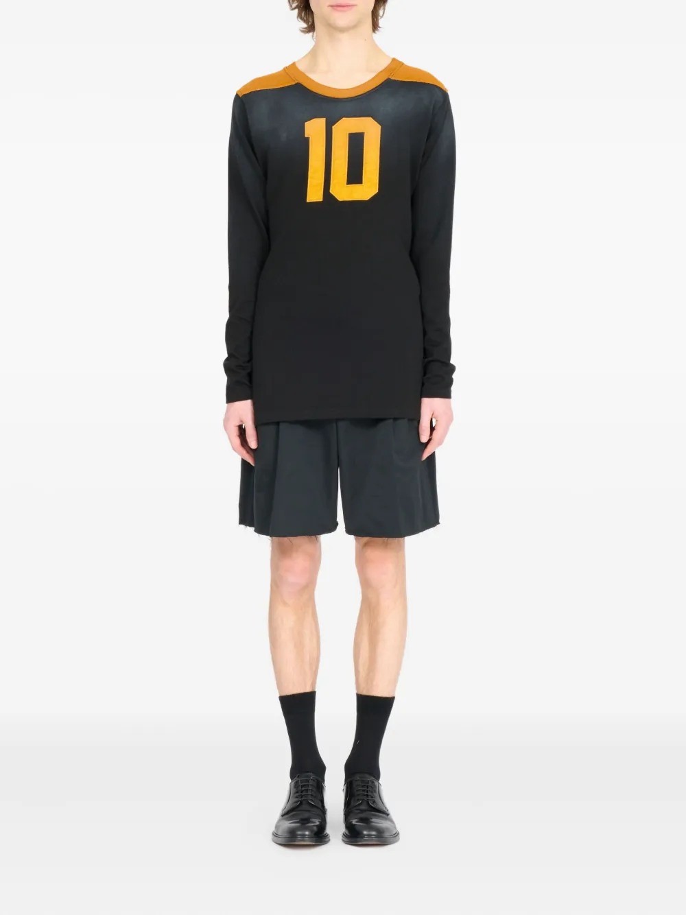 Maison Margiela T-shirt met lange mouwen Zwart