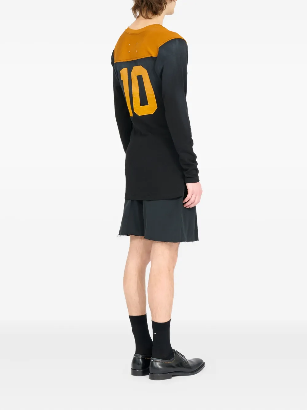 Maison Margiela T-shirt met lange mouwen Zwart