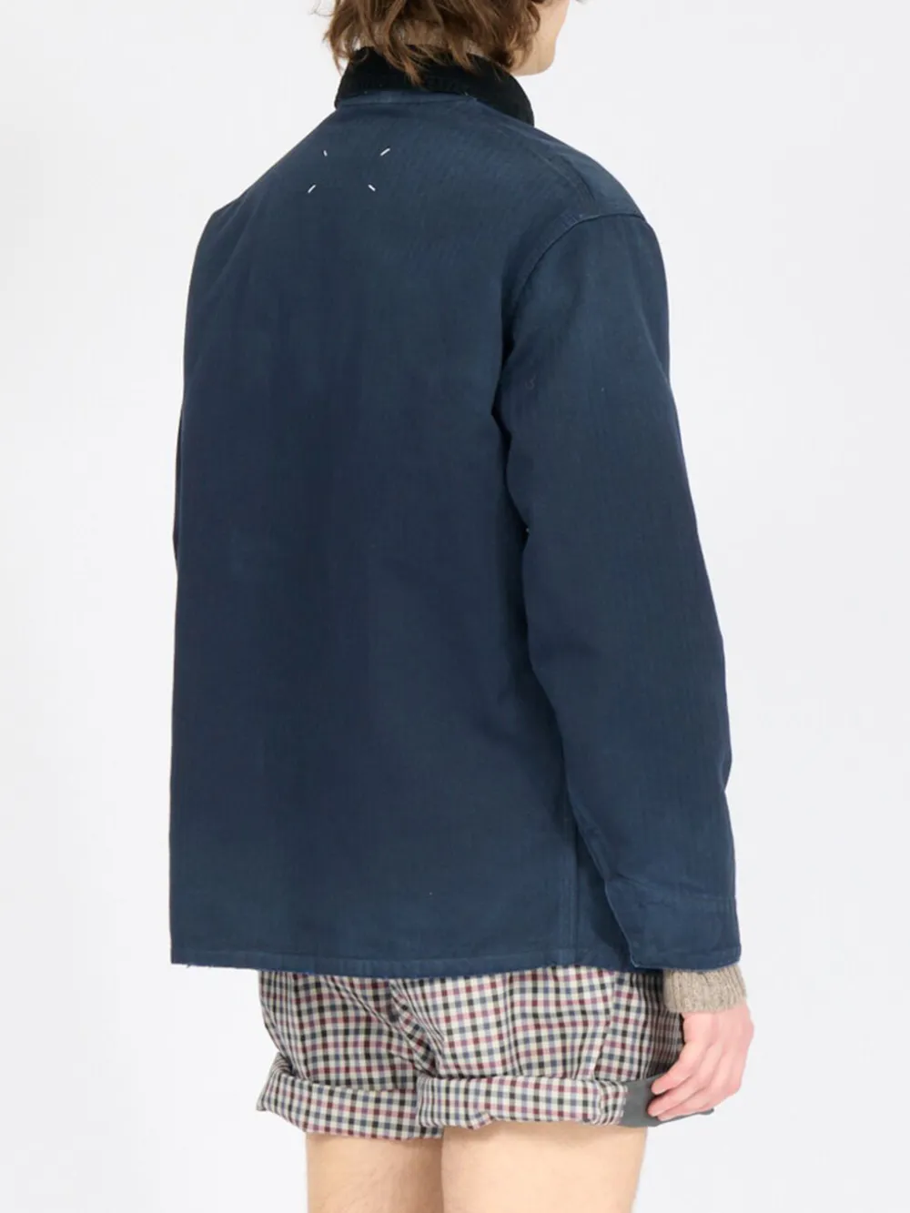 Maison Margiela Katoenen jack Blauw