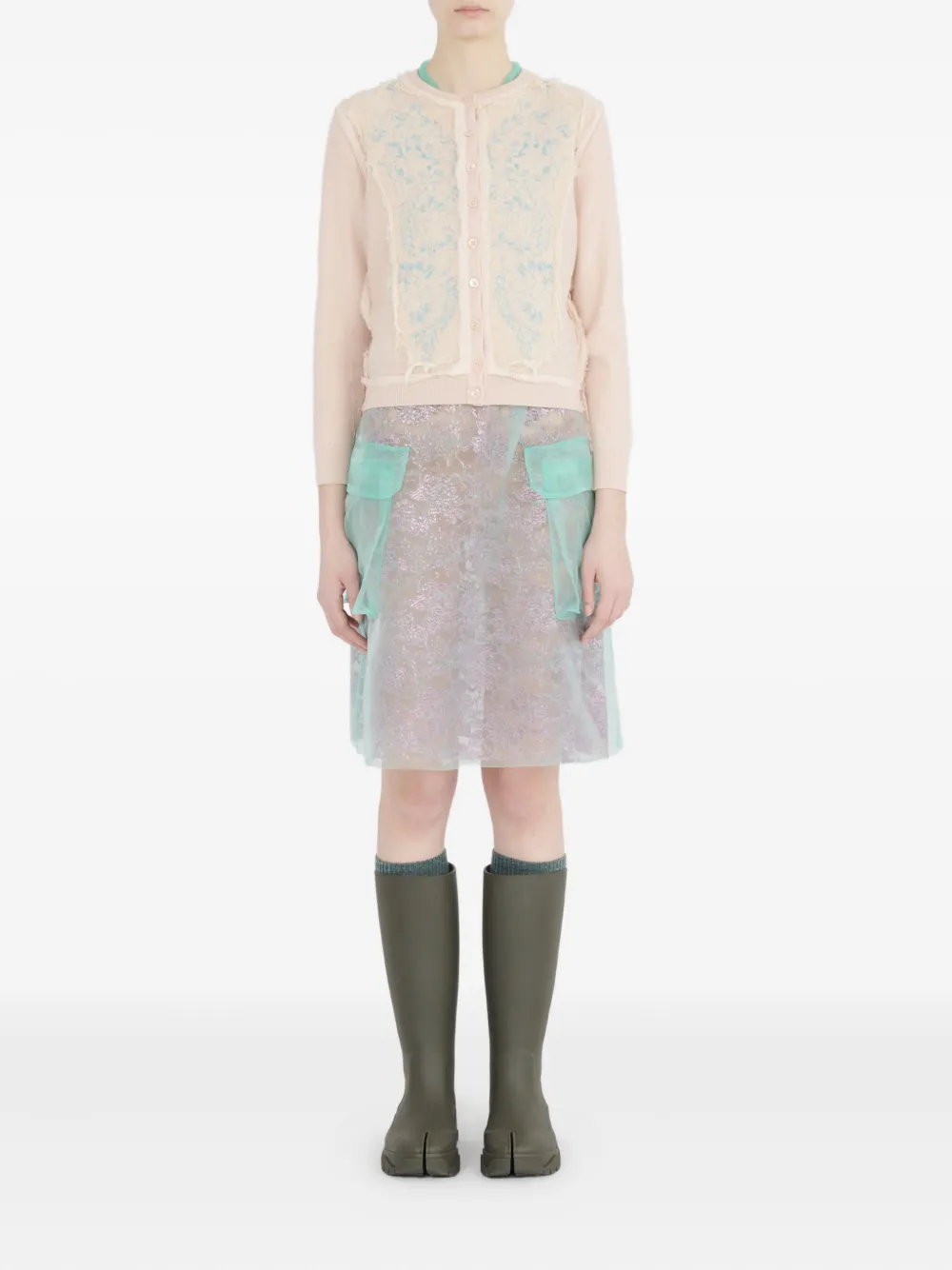 Maison Margiela Vest van scheerwol Beige
