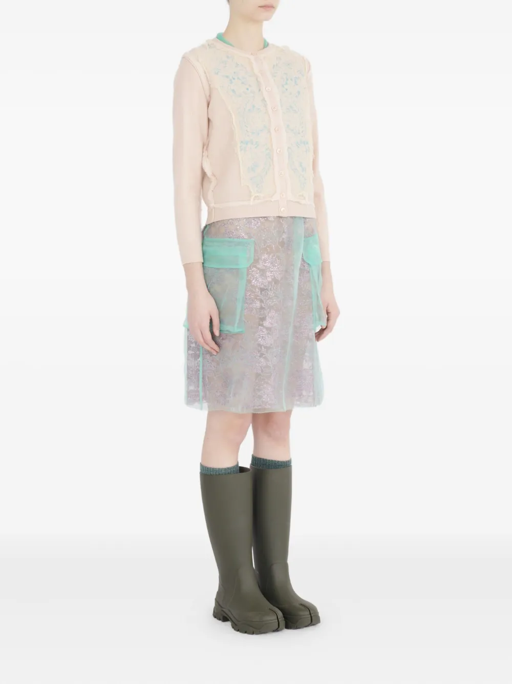 Maison Margiela Vest van scheerwol Beige