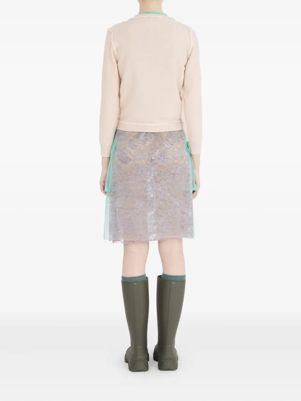 Maison Margiela Vest van scheerwol Beige