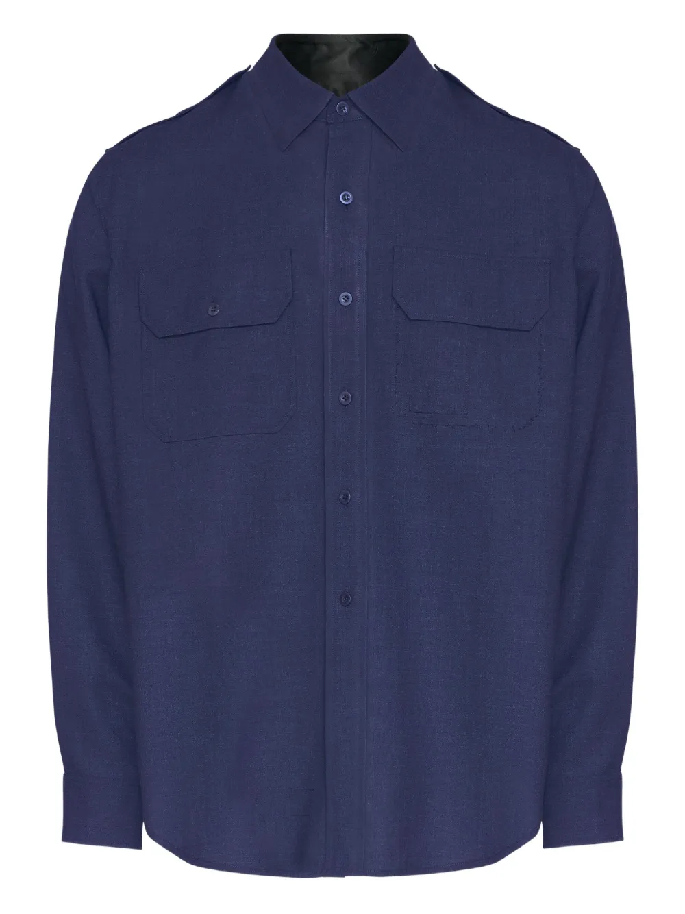 Maison Margiela wool shirt | Blue | Image 1