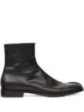 MM6 Maison Margiela leather ankle boots - Black