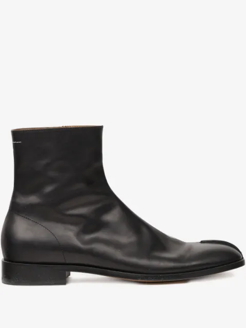 MM6 Maison Margiela leather ankle boots