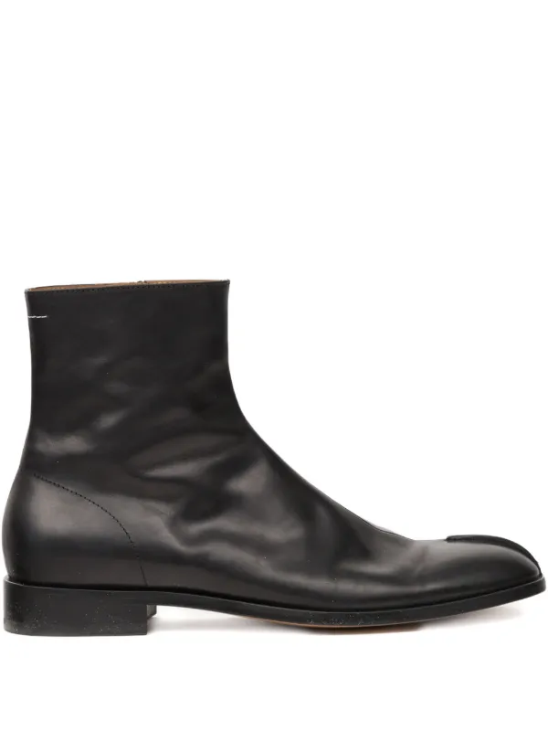 ショートブーツ・ブーティ Ankle Boots - MM6 Maison Margiela - Leather - Black 30388999_59289310_600.jpg