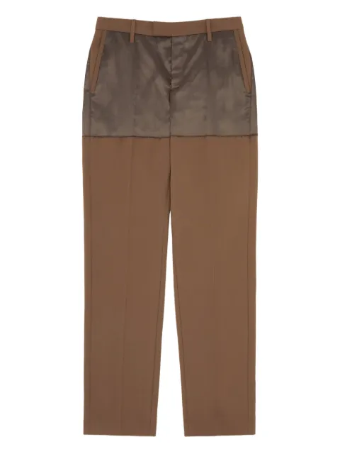 MM6 Maison Margiela two-tone panelled trousers