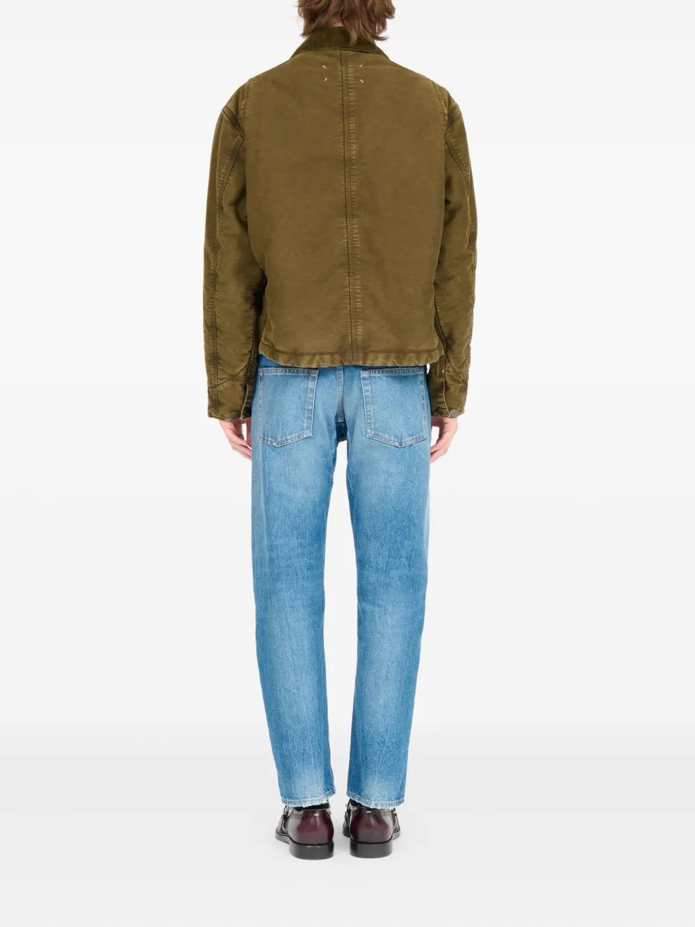 Maison Margiela Katoenen jack Groen