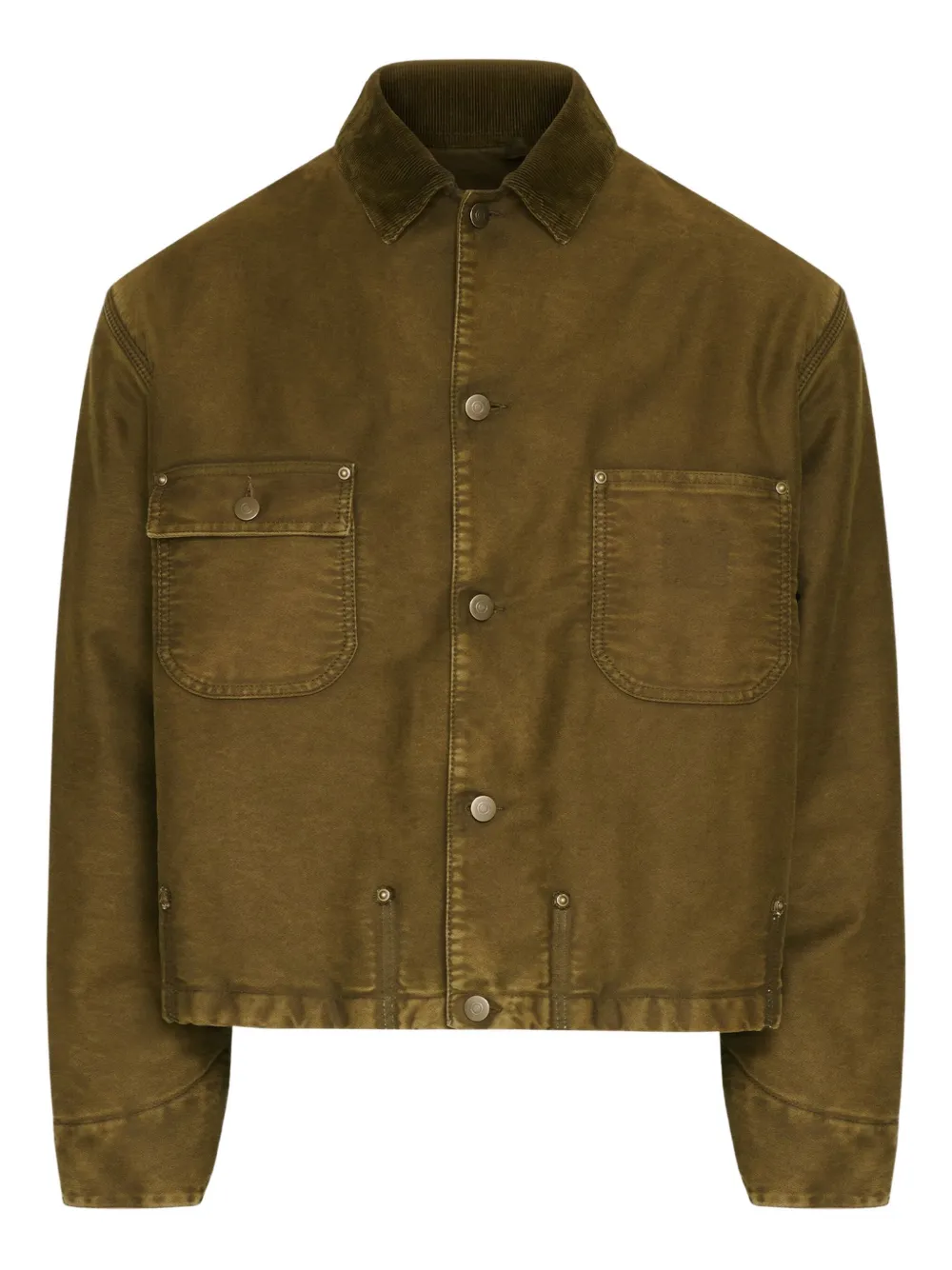 Maison Margiela Katoenen jack Groen