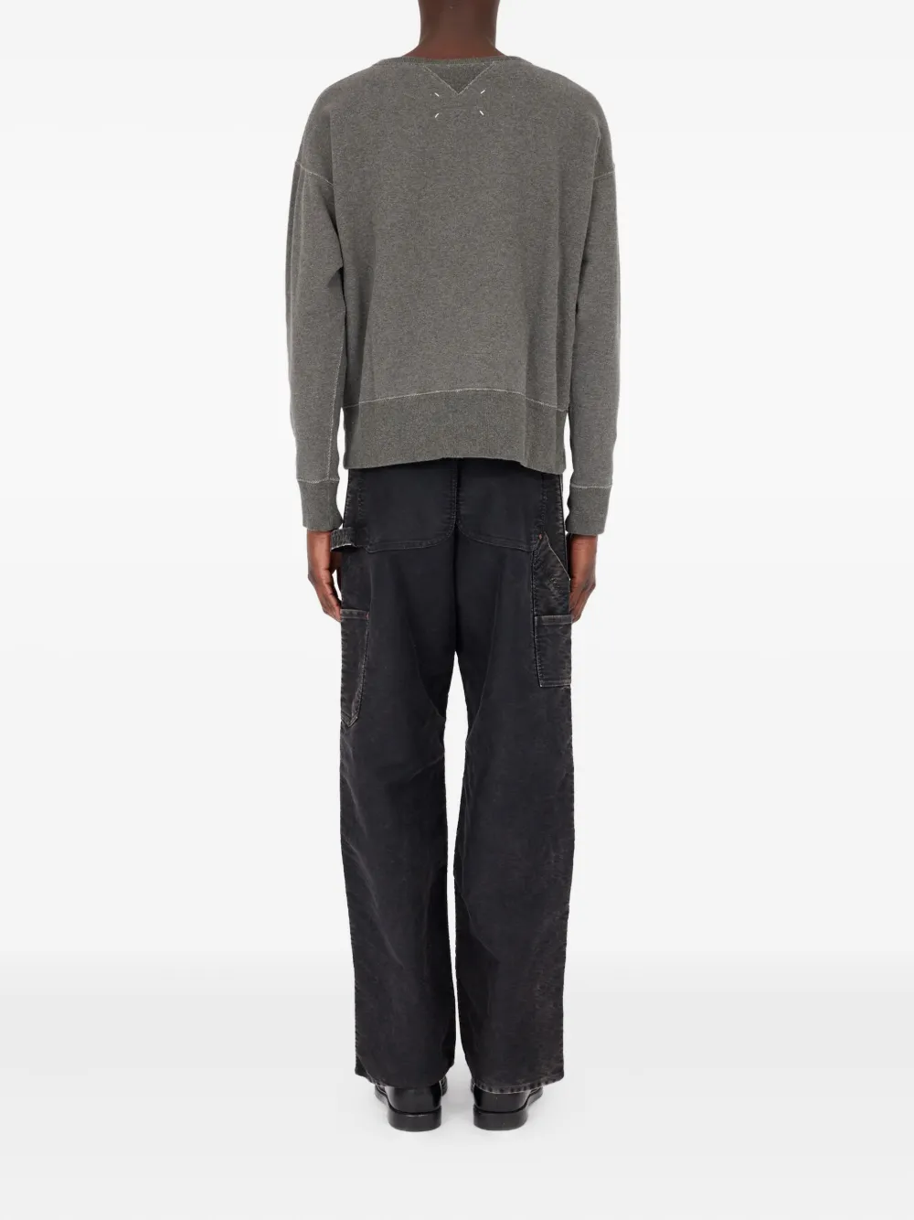 Maison Margiela Katoenen sweater Grijs