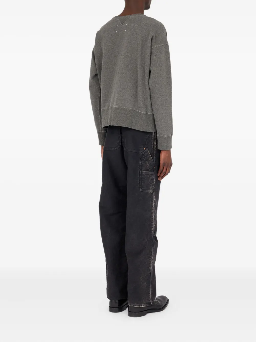 Maison Margiela Katoenen sweater Grijs