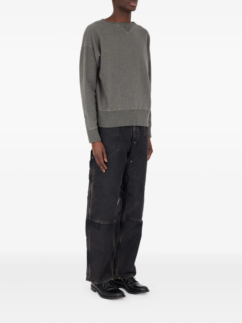 Maison Margiela Katoenen sweater Grijs