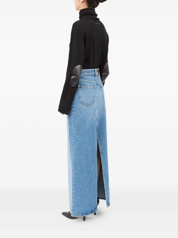 MM6 Maison Margiela デニム スカート | ブルー | FARFETCH JP