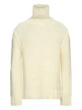 MM6 Maison Margiela chunky-knit turtleneck sweater - Neutrals