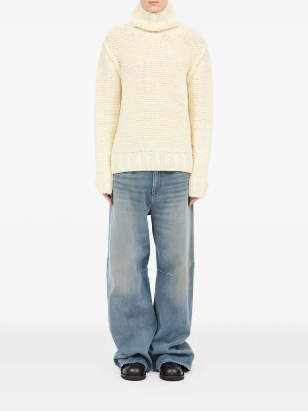 MM6 Maison Margiela チャンキーニット タートルネックセーター