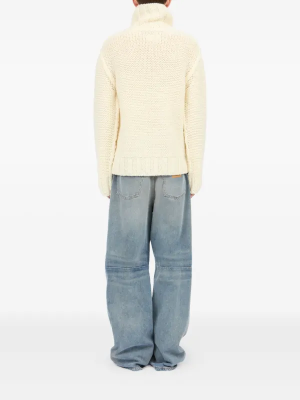 MM6 Maison Margiela チャンキーニット タートルネックセーター