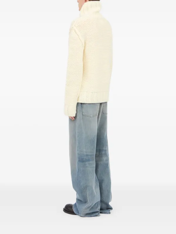 MM6 Maison Margiela チャンキーニット タートルネックセーター