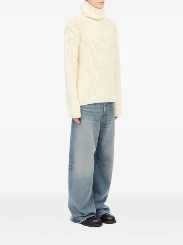 MM6 Maison Margiela チャンキーニット タートルネックセーター