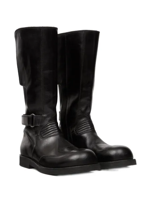 MM6 Maison Margiela leather biker boots