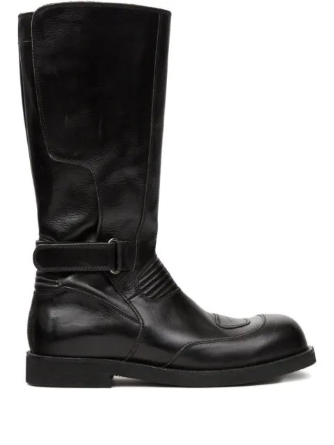 MM6 Maison Margiela leather biker boots