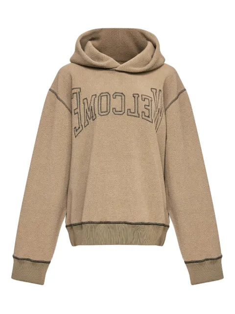 MM6 Maison Margiela Hoodie mit Slogan-Stickerei