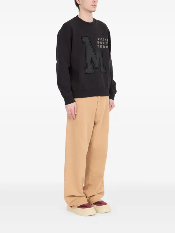 MM⑥ Maison margiela スウェット　M MM6 Maison Margiela スウェットシャツ | ブラック | FARFETCH JP