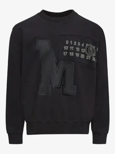 MM6 Maison Margiela sweatshirt med logo-applikation