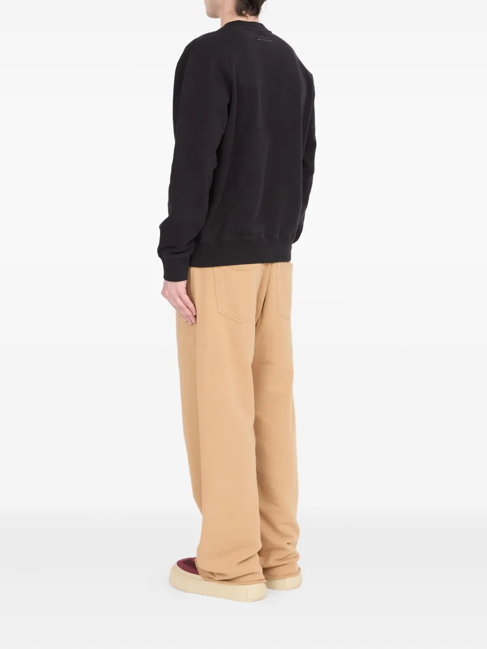 MM6 Maison Margiela Sweater met logopatch Zwart