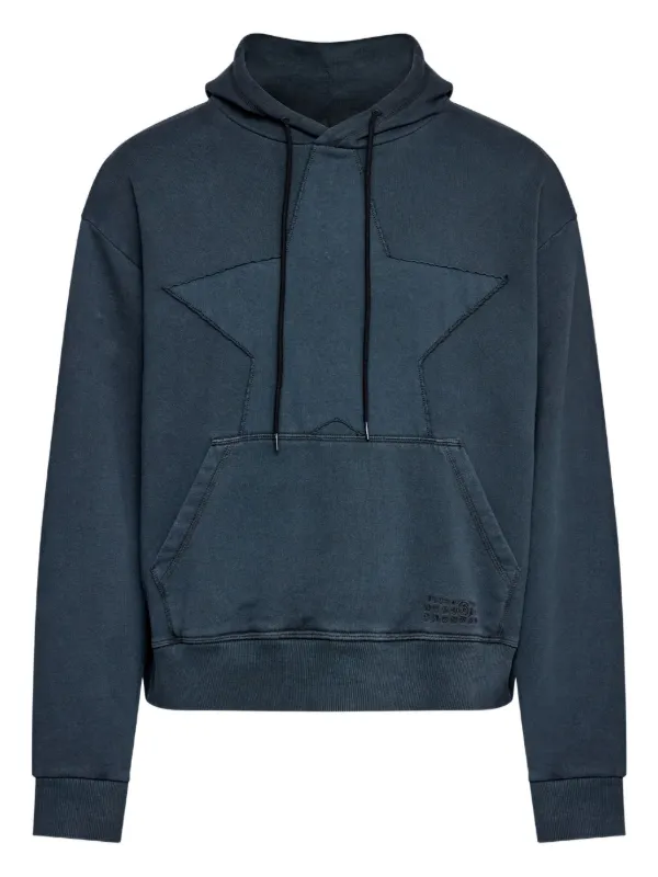 MM6 Maison Margiela スターエンブロイダリーパーカー | ブルー