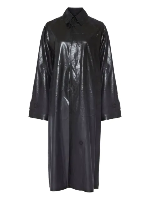 Maison Margiela crackle-effect raincoat