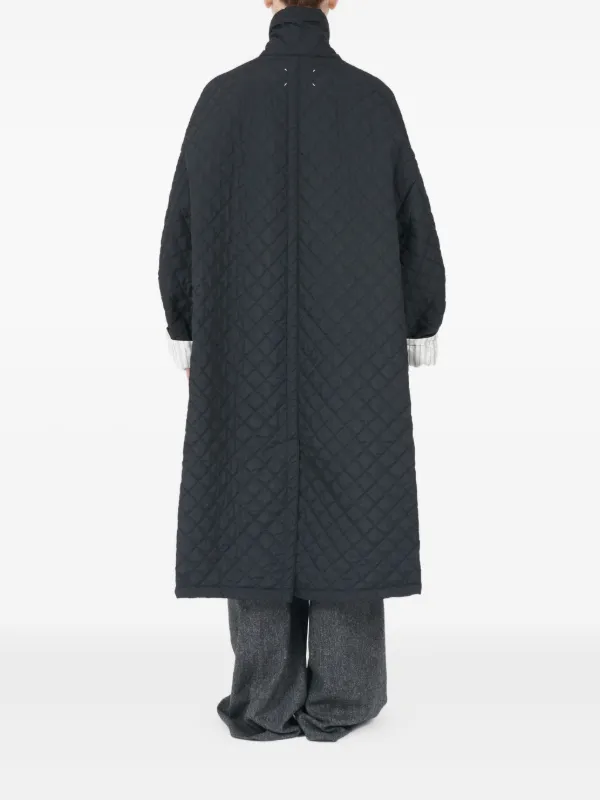 Maison Margiela キルティング シングルコート | ブラック | FARFETCH JP