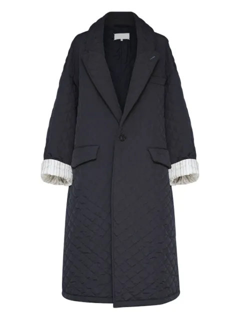 Maison Margiela quilted single-breasted coat