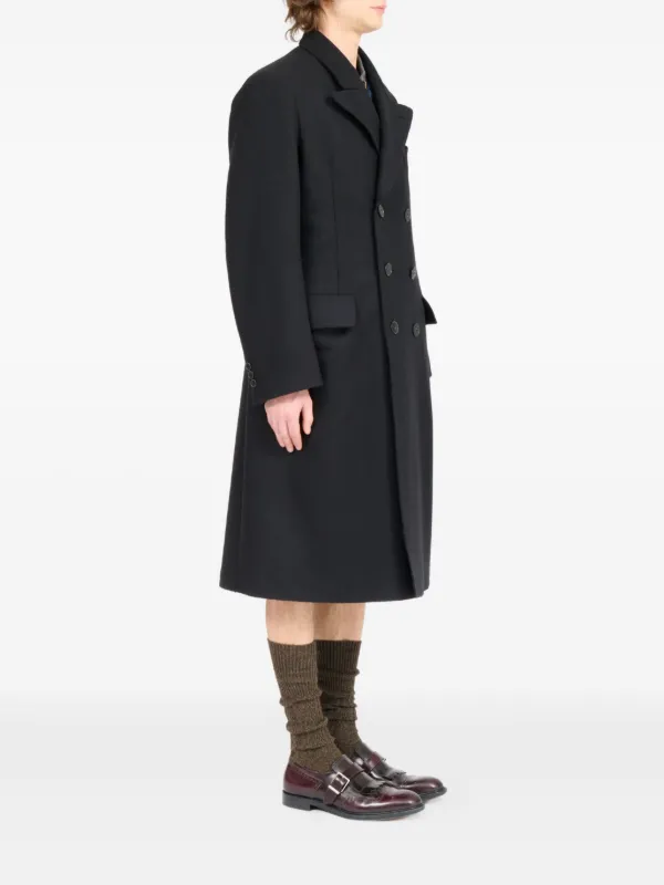 maison margiela コート Maison Margiela ダブルコート | ブラック