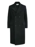 Maison Margiela virgin-wool double-breasted coat - Black
