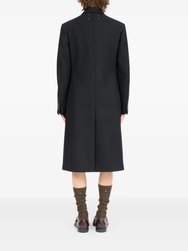 Maison Margiela ダブルコート | ブラック | FARFETCH JP