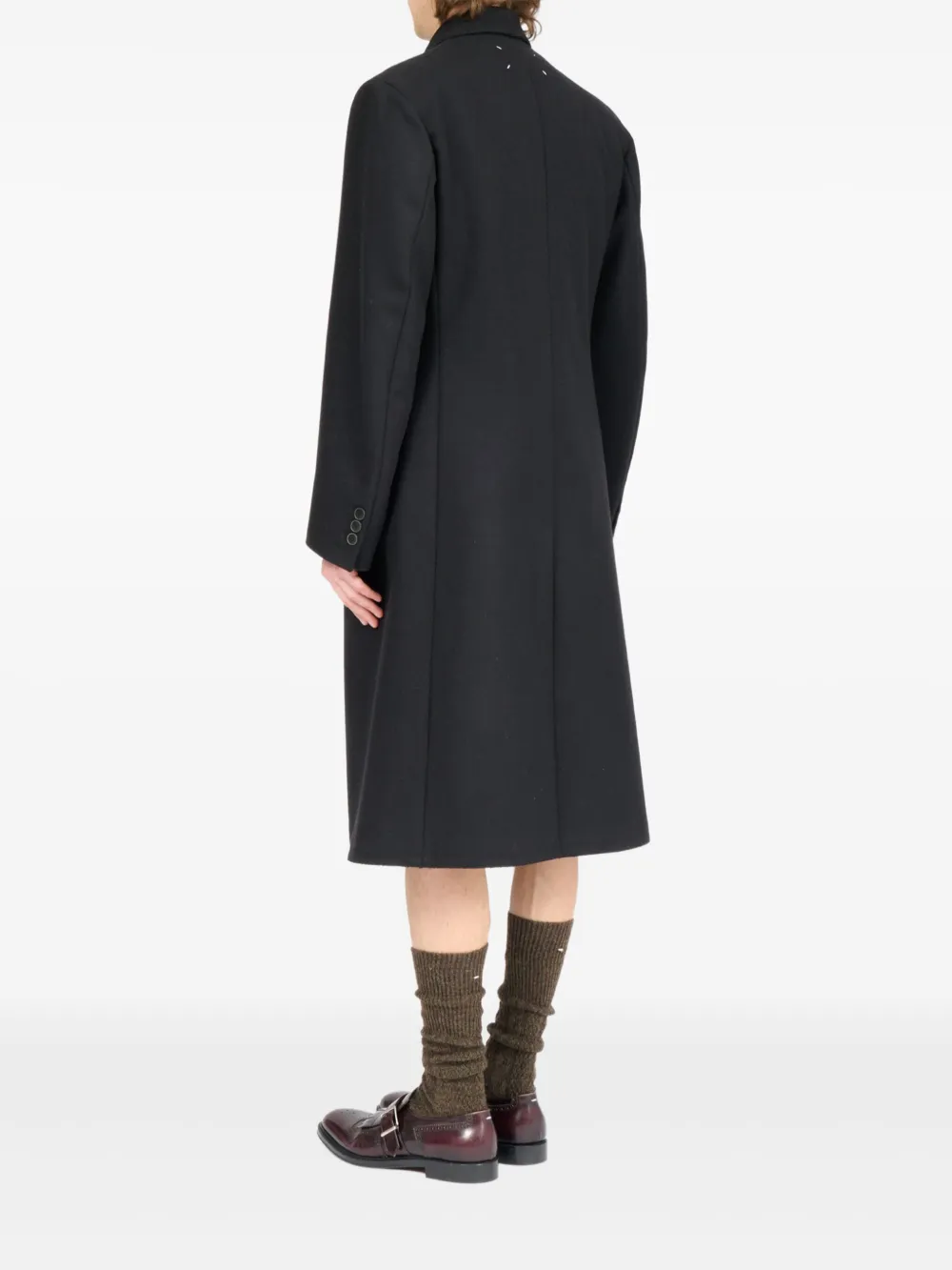 Maison Margiela ダブルコート | ブラック | FARFETCH JP