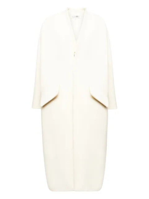 MM6 Maison Margiela asymmetric zip-front coat