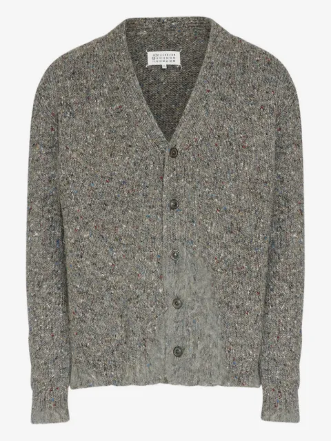 Maison Margiela textured button-up cardigan