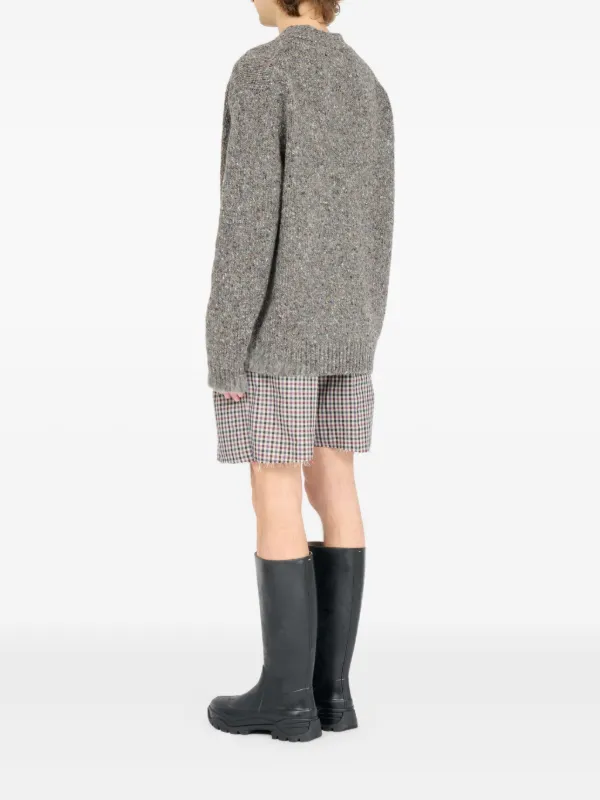 Maison Margiela テクスチャード カーディガン | グレー | FARFETCH JP