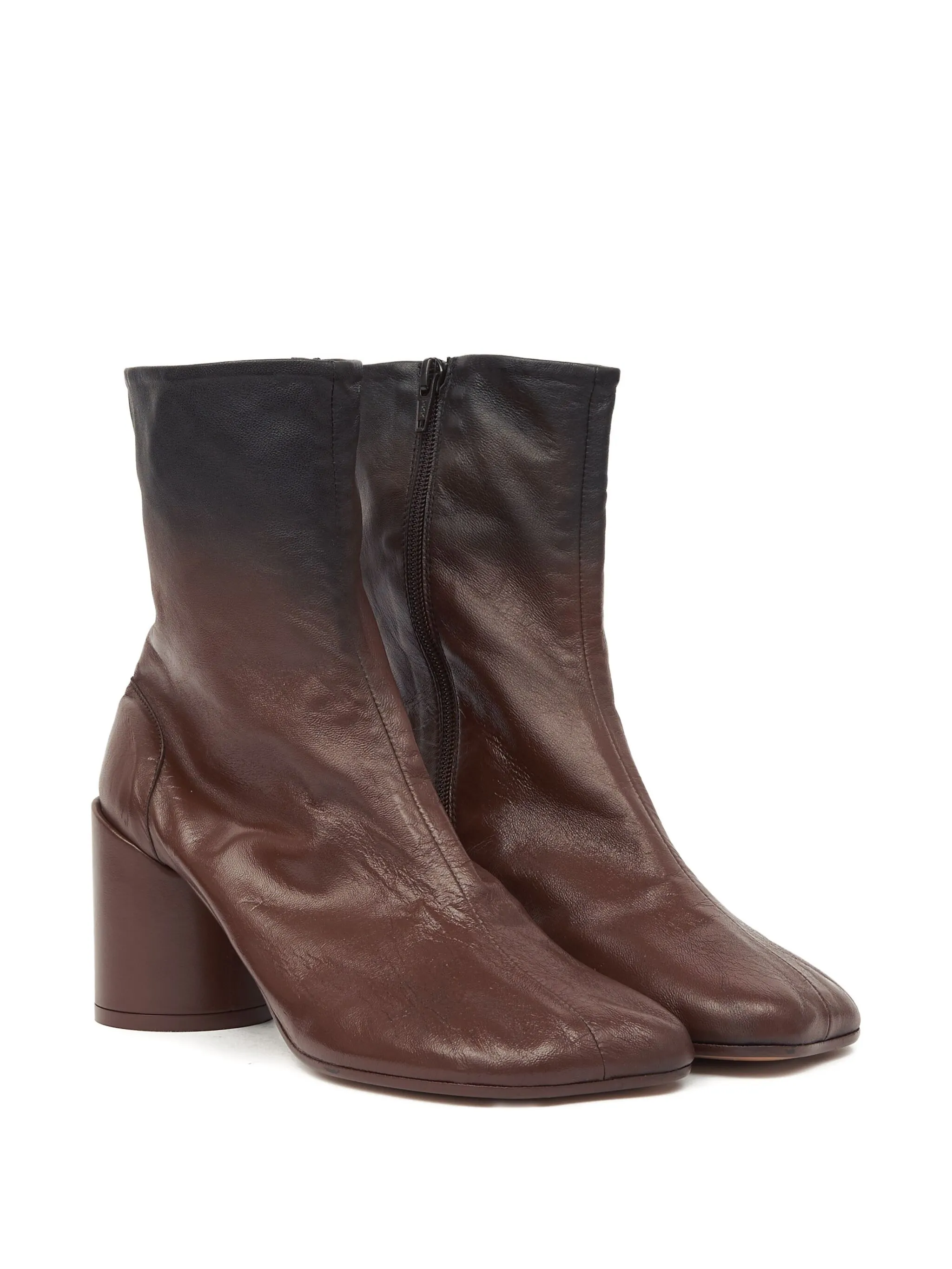 MM6 Maison Margiela 90mm leather ankle boots