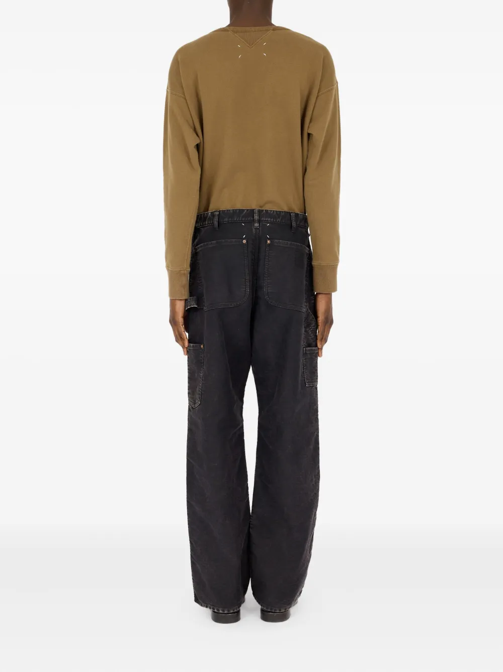 Maison Margiela Broek met vervaagd effect Zwart