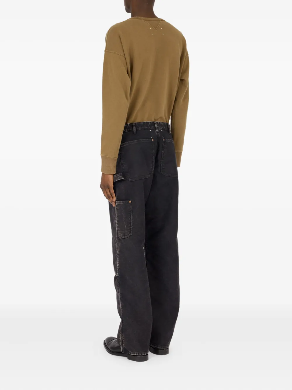 Maison Margiela Broek met vervaagd effect - Zwart