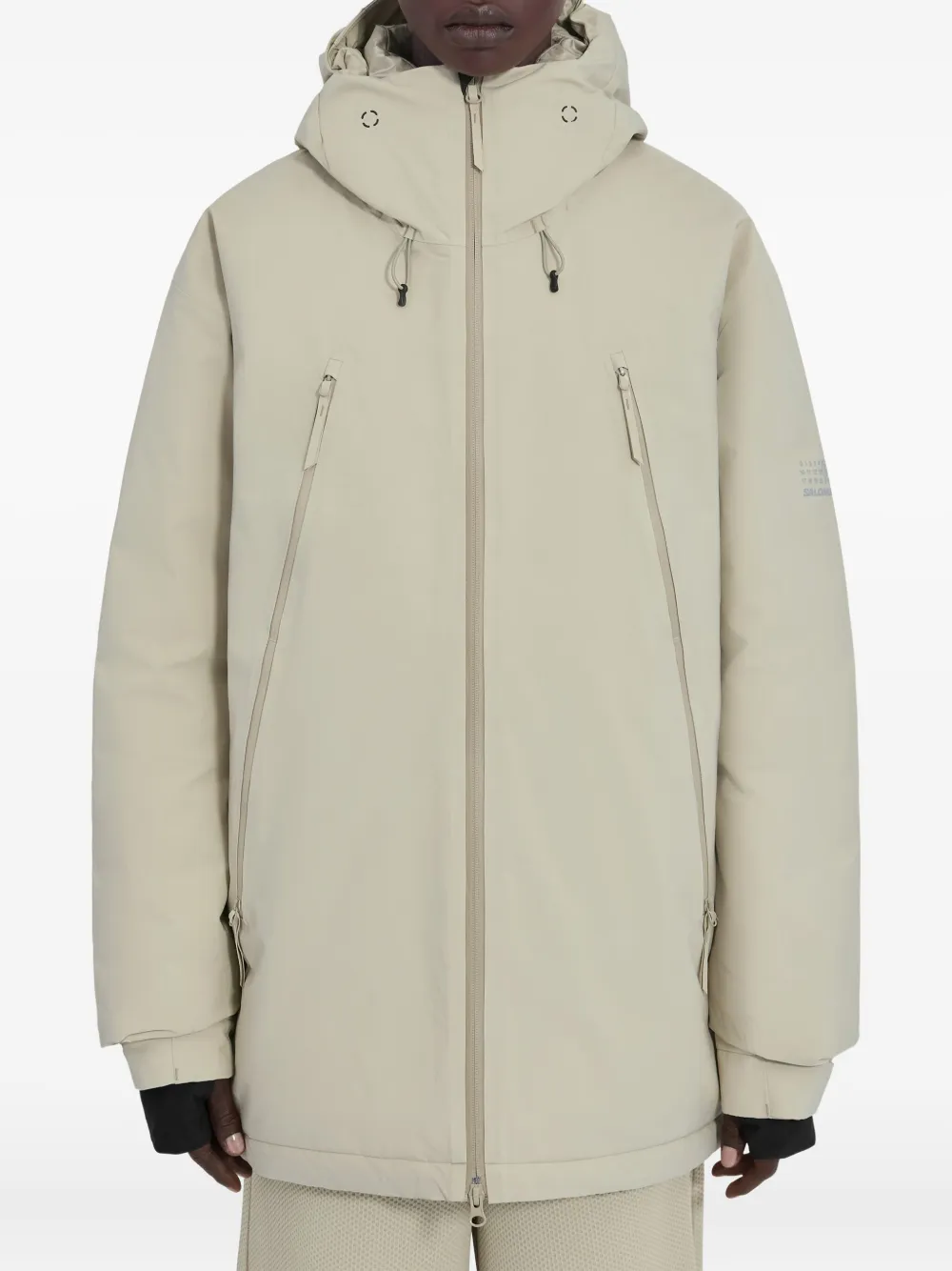 MM6 Maison Margiela X Salomon Jack met capuchon Beige