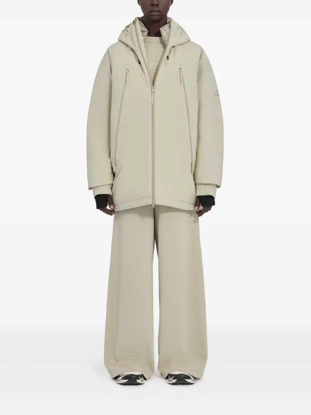 MM6 Maison Margiela X Salomon Jack met capuchon Beige