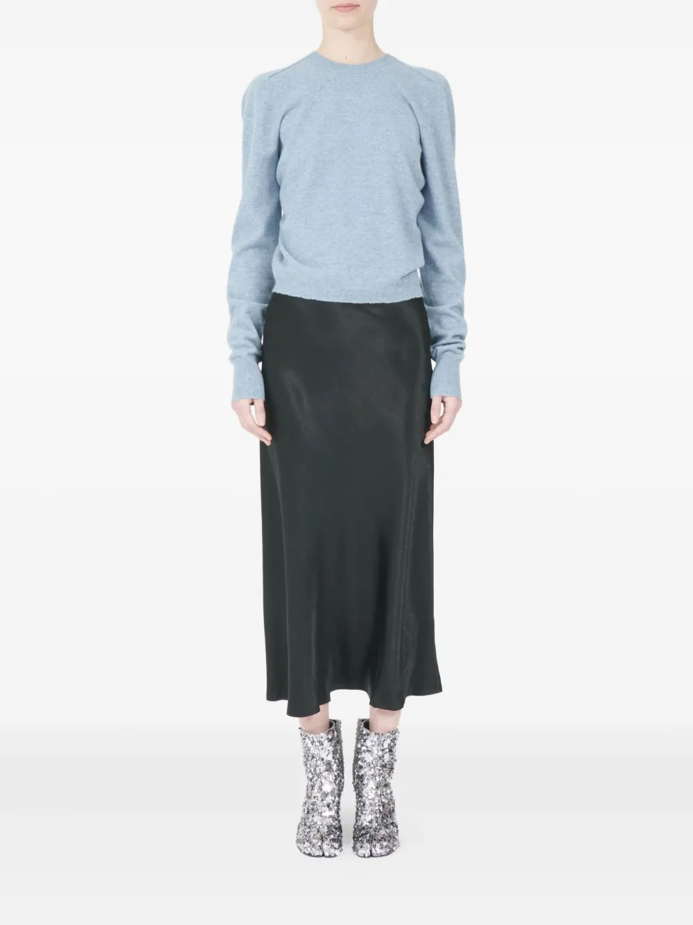 Maison Margiela puff-sleeve wool jumper | Knitted Sweaters | Image 2
