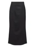 MM6 Maison Margiela back-slit midi skirt - Black