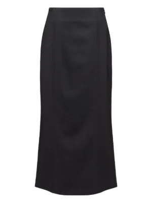 Sacai アシンメトリー スカート | ブラック | FARFETCH JP