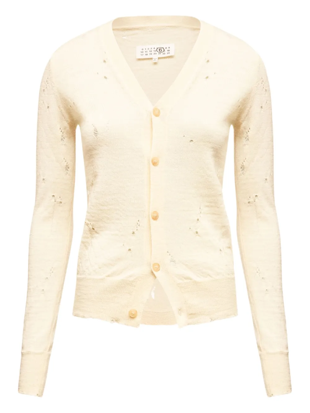 MM6 Maison Margiela Button-up vest Beige