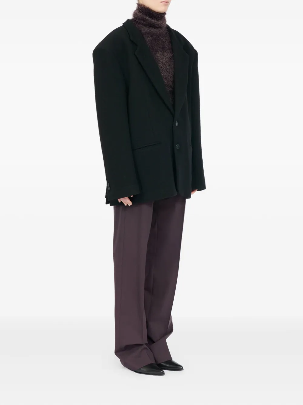 Mm6 Maison Margiela Single-breasted Blazer In Black