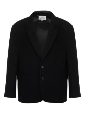MM6 Maison Margiela テーラードジャケット | ブラック | FARFETCH JP